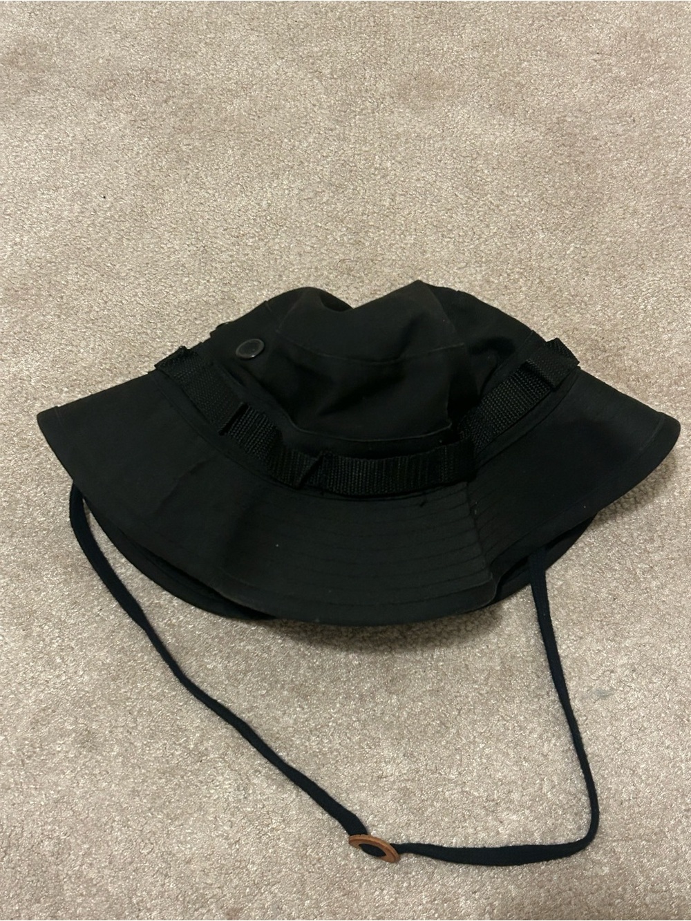 fisherman Bucket Sun Hat with Chin Strap